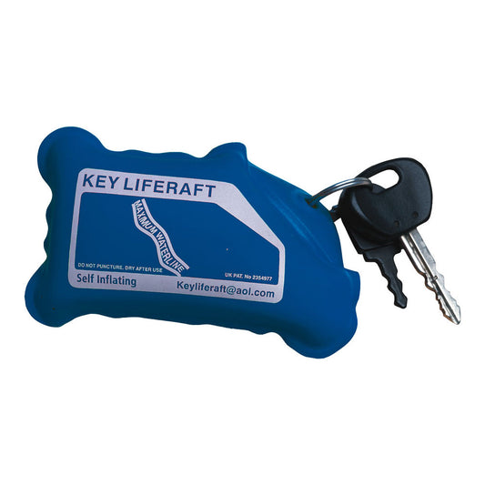 Aquamate Floating Key Liferaft Blue