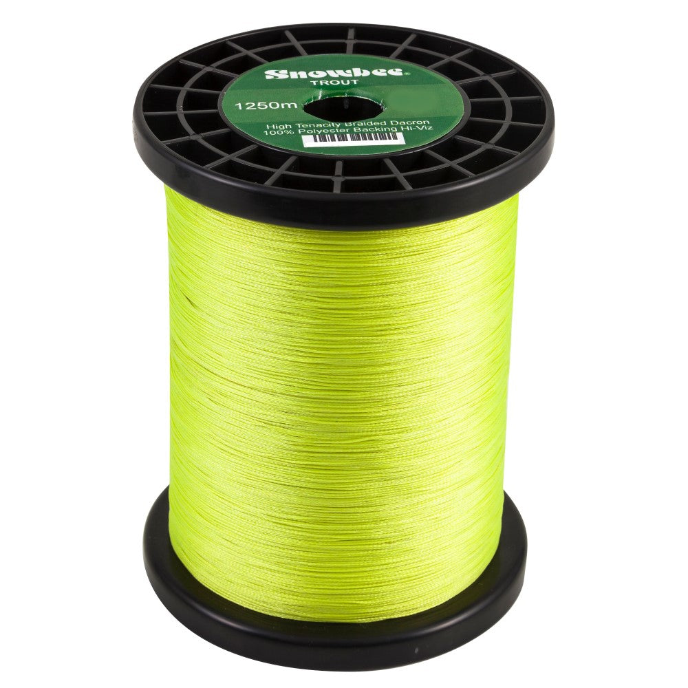 Snowbee Braided Dacron Backing Line - 30lb Yellow 1250m