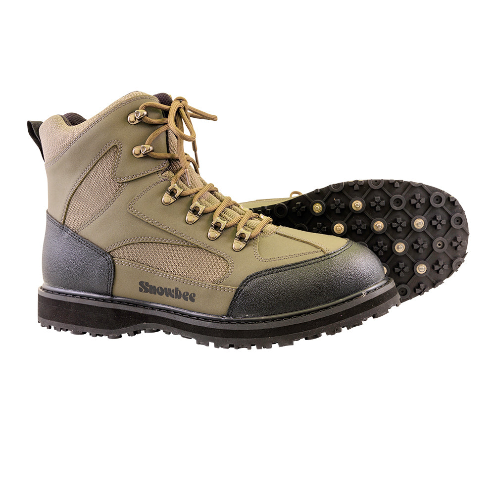 Snowbee Stream-Trek Wading Boots XS-tra Grip Rubber Sole - 8