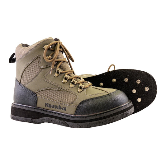 Snowbee Stream-Trek Wading Boots Studded Felt / Rubber Sole - 12