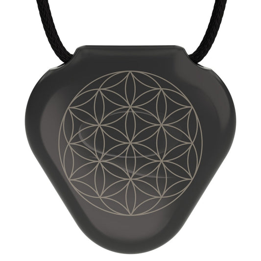 Q-Link SRT-3 Black Flower of Life Pendant