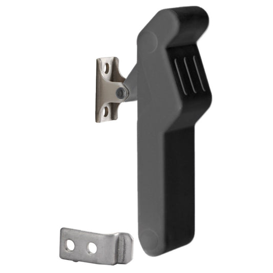 Osculati 38.200.01 Anti-Vibration Rubber Peak Latch - Black