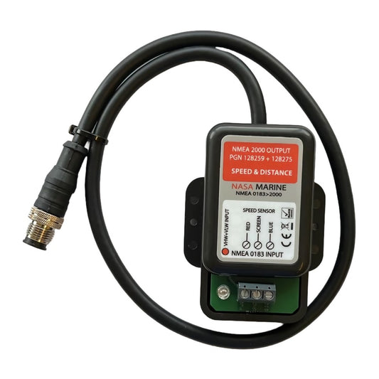 Nasa NMEA 0183 to NMEA 2000 Speed Log Converter