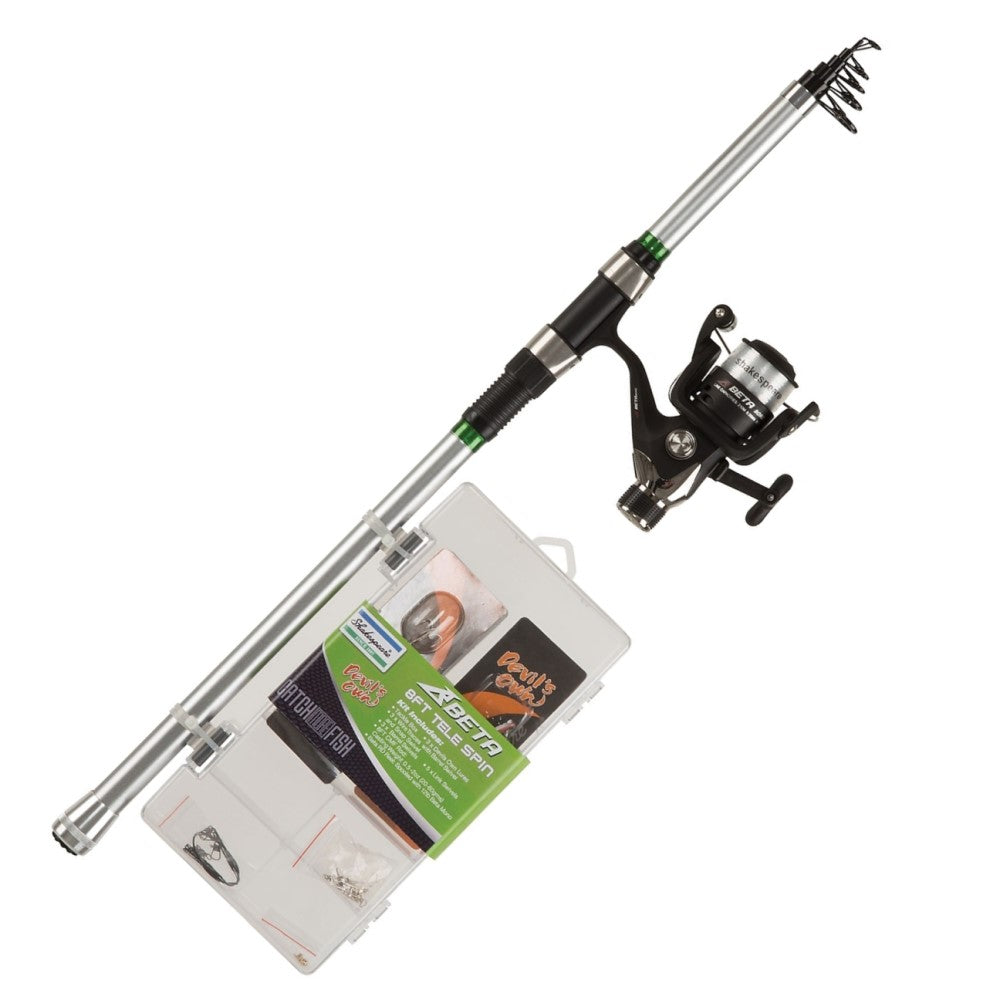 Shakespeare Catch More Fish 2 Telescopic 0.7/2.1oz 8ft Spin Rod Combo