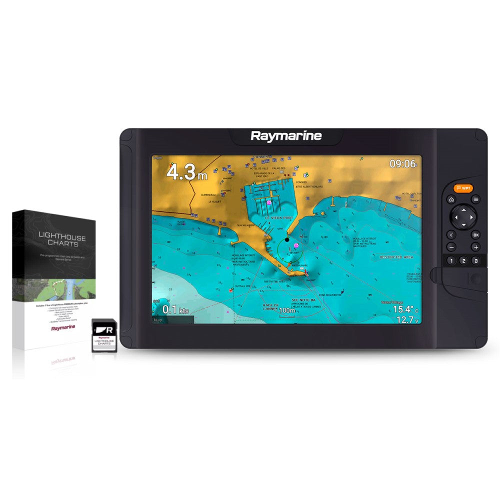 Raymarine Element 12S Display & Western European Lighthouse Chart