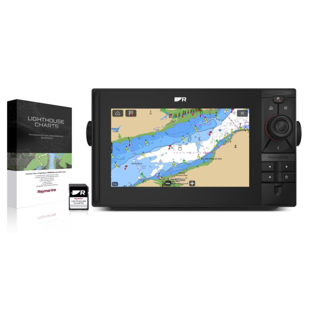 Raymarine Axiom2 Pro 9 S Display & Western European LightHouse Chart