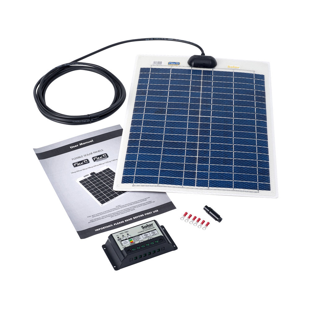 Solar Technology 20W Flexi Solar Panel Kit & 10Ah Charge Controller