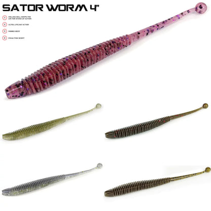 Molix sator worm 4 inch lure