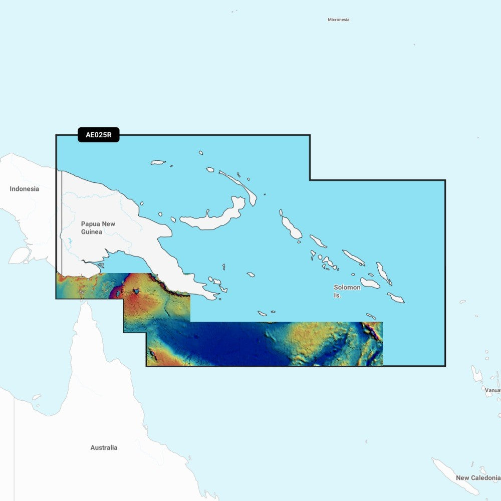 Garmin Navionics Vision+ Chart: AE025R - Papua New Guinea & Solomon Is