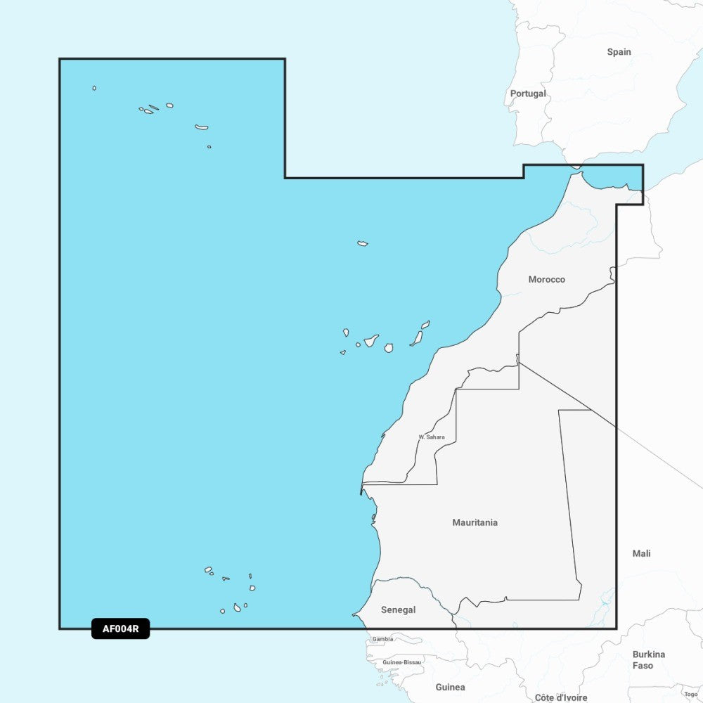 Garmin Navionics Vision+ Chart: AF004R - Africa Northwest