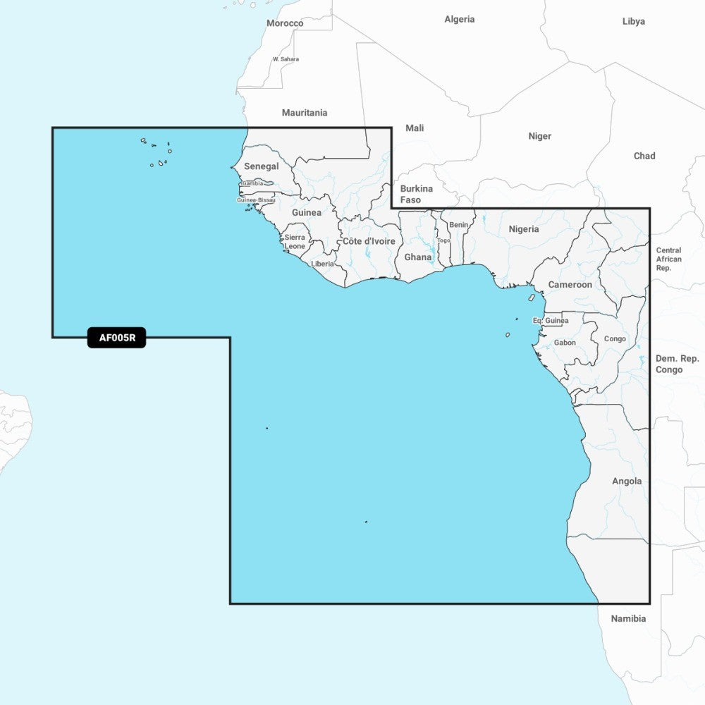 Garmin Navionics Vision+ Chart: AF005R - Africa West