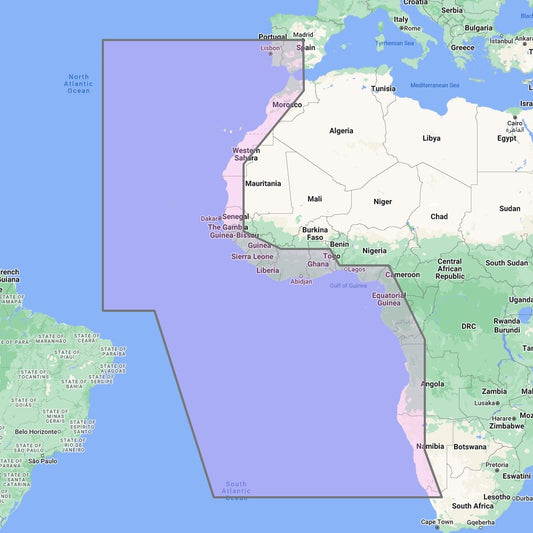 Furuno TimeZero Wide Area Chart: Africa - West