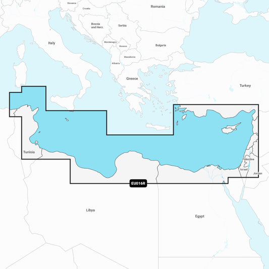 Garmin Navionics+ Chart: EU016R - Mediterranean Sea Southeast