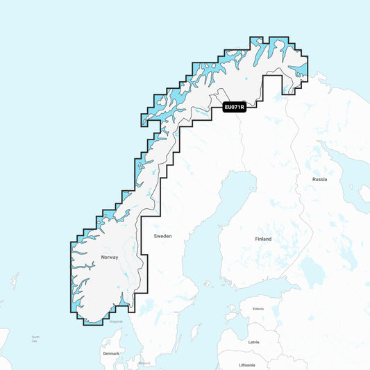 Garmin Navionics+ Chart: EU071R - Norway Lakes & Rivers