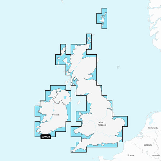 Garmin Navionics+ Chart: EU072R - U.K. & Ireland Lakes & Rivers