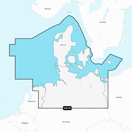 Garmin Navionics+ Chart: EU077R - Denmark & Germany North