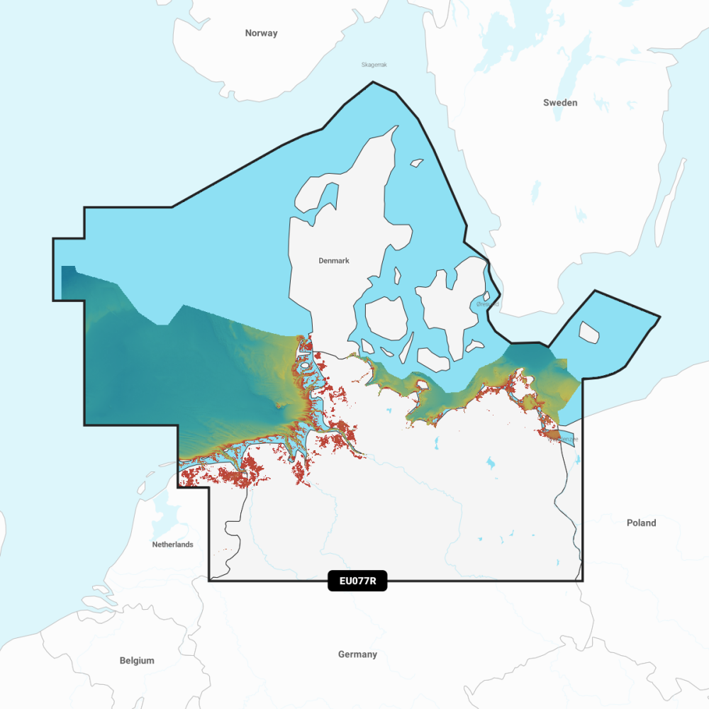 Garmin Navionics Vision+ Chart: EU077R - Denmark & Germany North