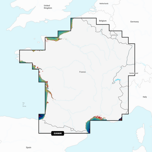 Garmin Navionics Vision+ Chart: EU080R - France Lakes & Rivers