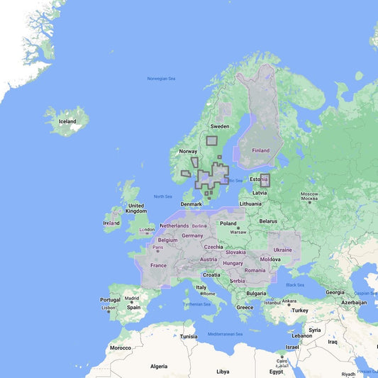 Furuno TimeZero Mega Wide Area Chart: European Inland Water