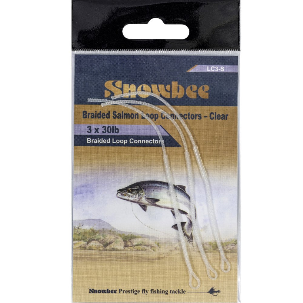 Snowbee LC3-S Loop Connectors - Salmon