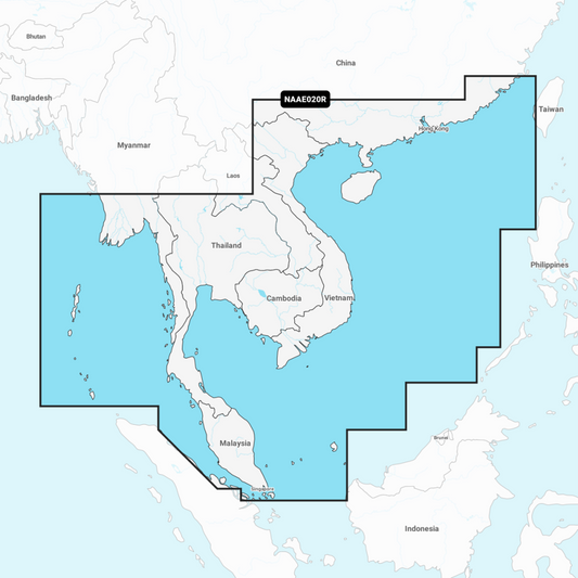 Navionics+ Regular Chart: AE020R - South China & Andaman Seas