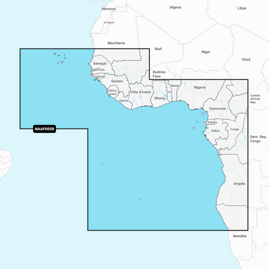 Navionics+ Regular Chart: AF005R - Africa West