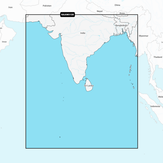 Navionics+ Regular Chart: AW015R - Indian Subcontinent