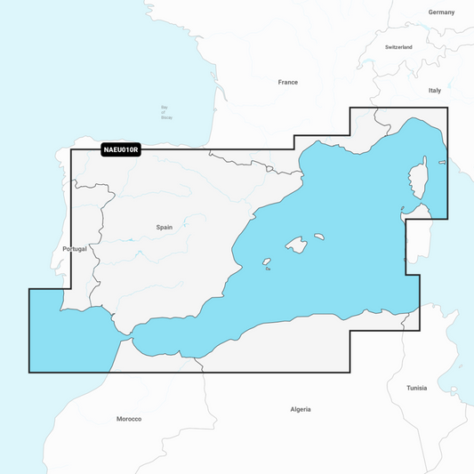 Navionics+ Regular Chart: EU010R - Spain Mediterranean Coast