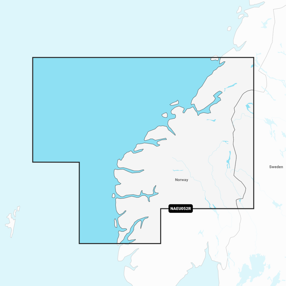 Navionics+ Regular Chart: EU052R - Norway Sognefjord - Svefjorden