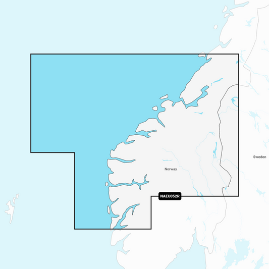 Navionics+ Regular Chart: EU052R - Norway Sognefjord - Svefjorden