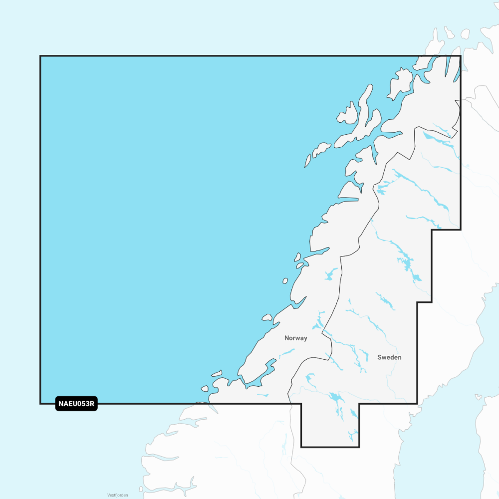 Navionics+ Regular Chart: EU053R - Norway Trondheim to Tromso