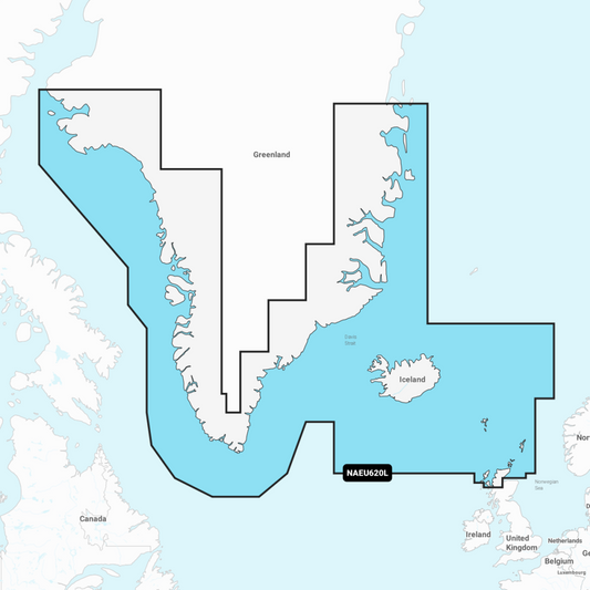 Navionics+ Large Chart: EU620L - Greenland & Iceland