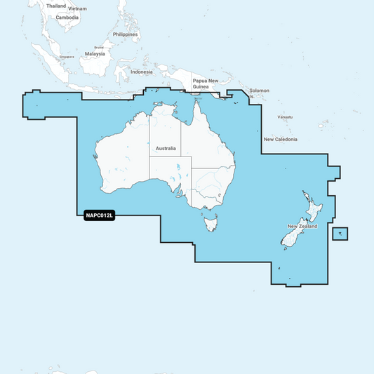 Navionics+ Large Chart: PC012L - Australia & New Zealand