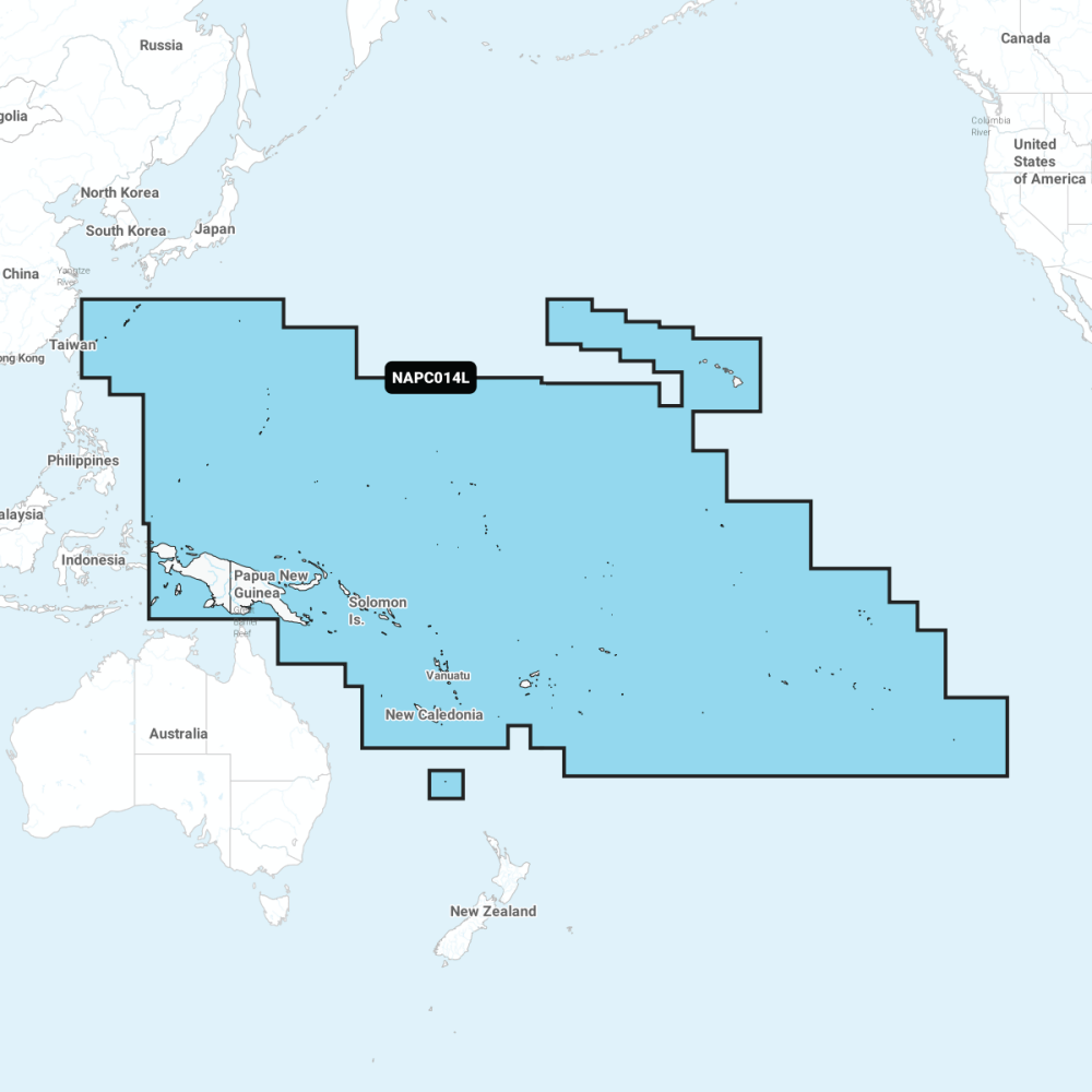 Navionics+ Large Chart: PC014L - Pacific Islands