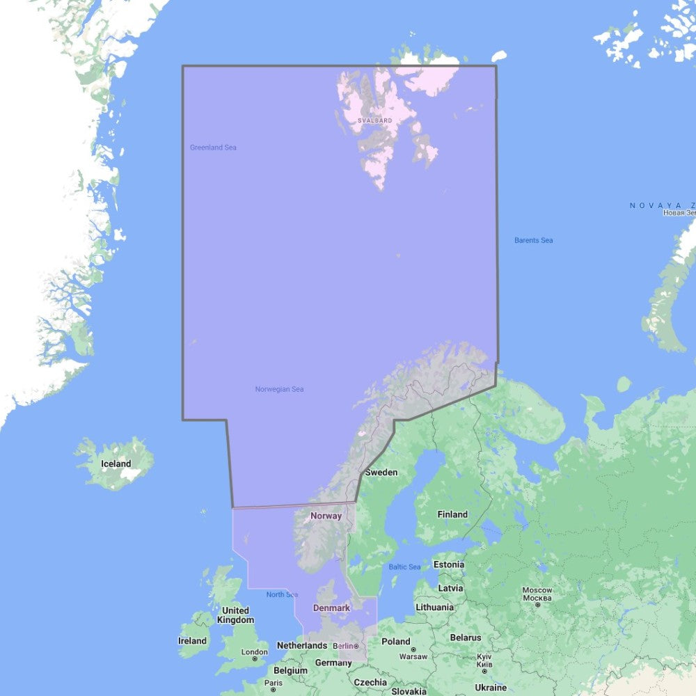 Furuno TimeZero Wide Area Chart: North Sea and Denmark