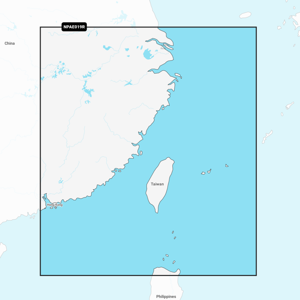 Navionics Platinum+ Regular Chart: AE019R - Taiwan