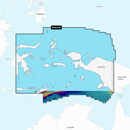 Navionics Platinum+ Regular Chart: AE024R - Cen W Papua & E Sulawesi