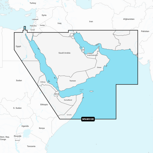 Navionics Platinum+ Regular Chart: AW010R - The Gulf & Red Sea