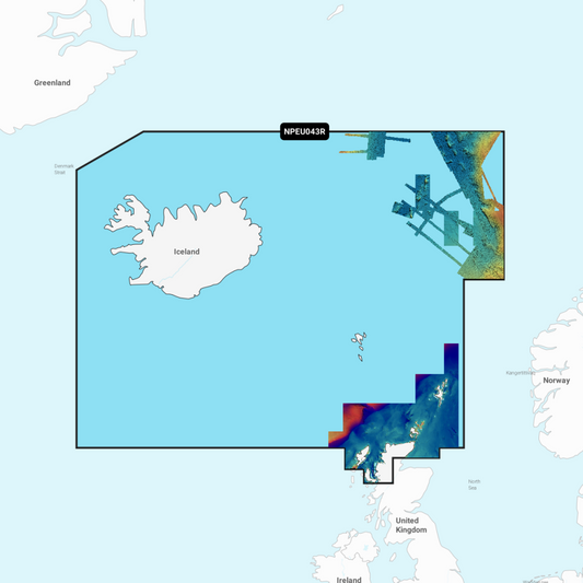 Navionics Platinum+ Regular Chart: EU043R - Iceland to Orkney