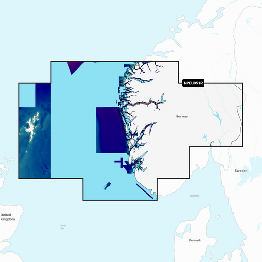 Navionics Platinum+ Regular Chart: EU051R - Nor Lista to Sognefjord