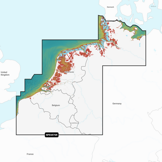 Navionics Platinum+ Regular Chart: EU076R - Benelux & Germany West