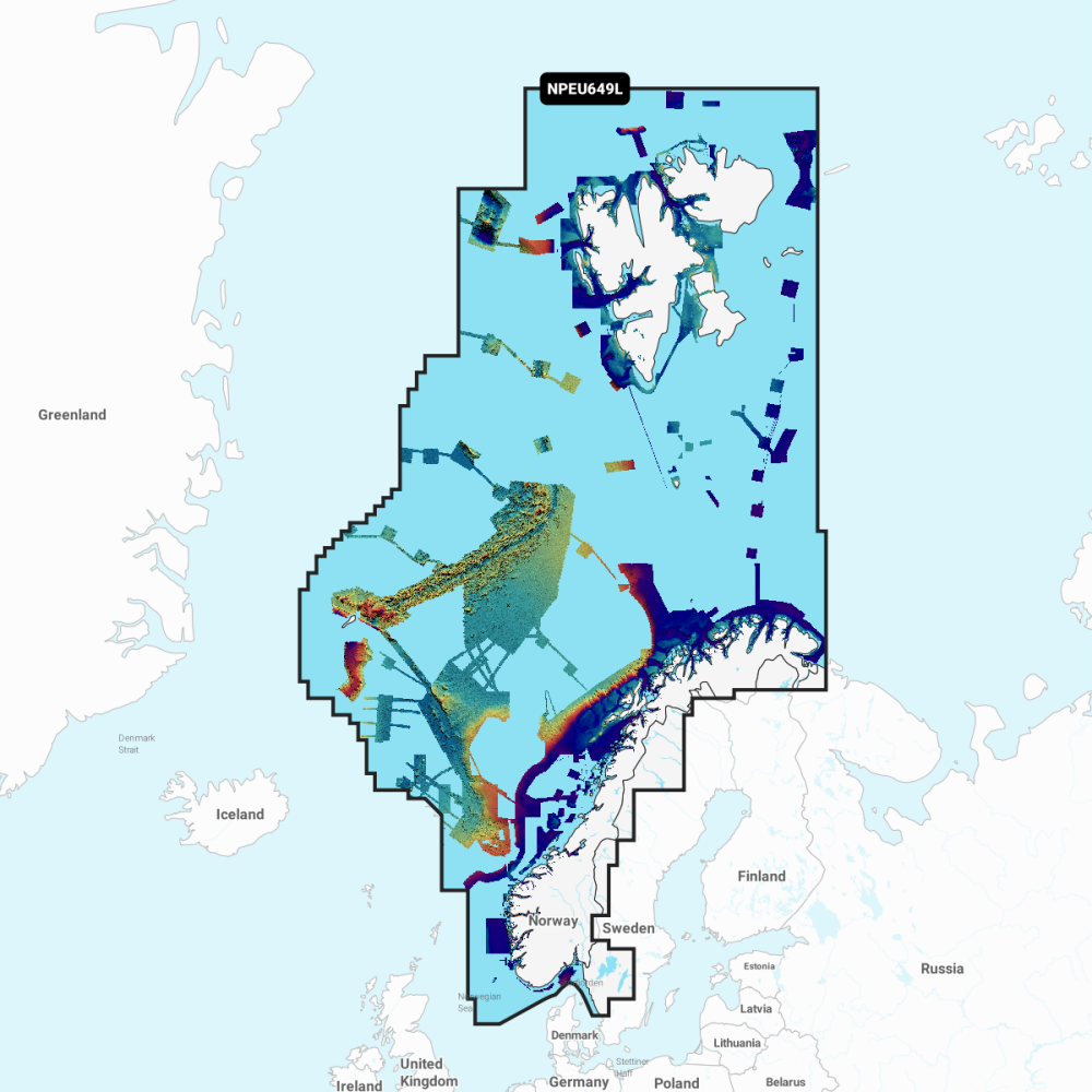 Navionics Platinum+ Large Chart: EU649L - Norway