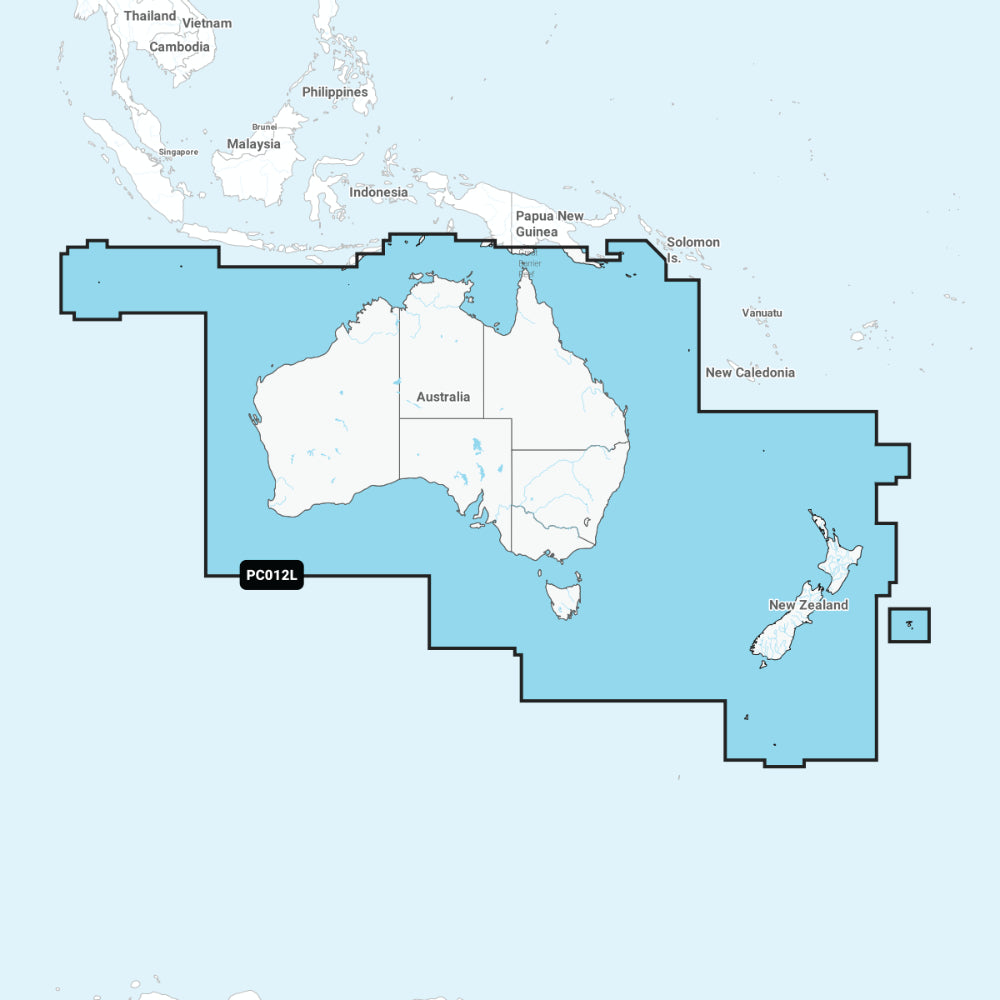 Garmin Navionics + Chart: PC012L - Australia & New Zealand