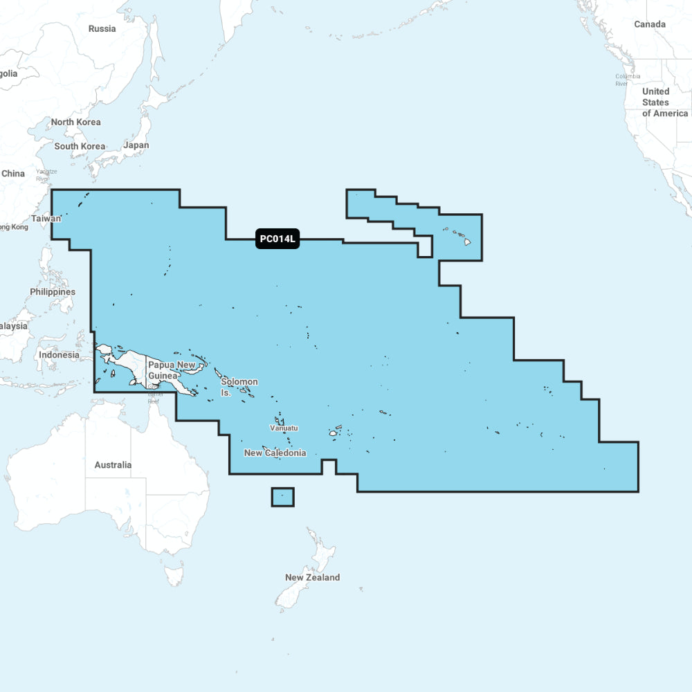 Garmin Navionics + Chart: PC014L - Pacific Islands