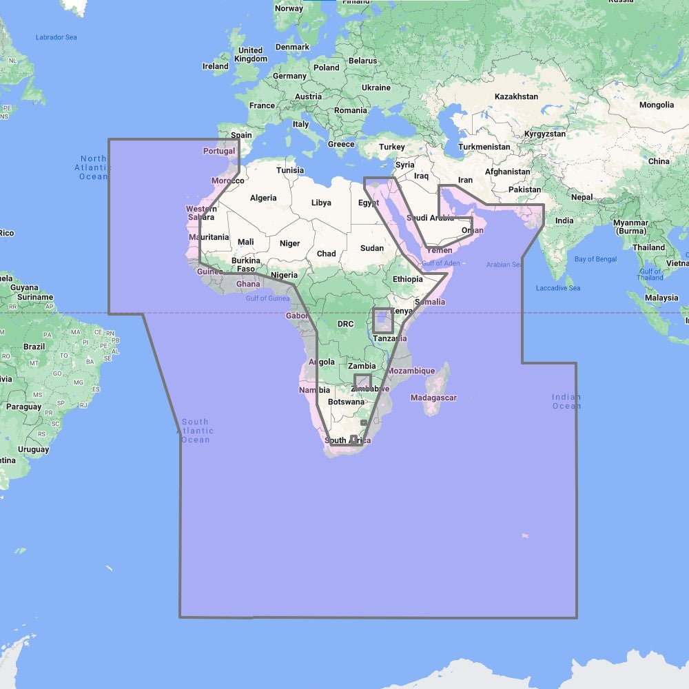 Furuno TimeZero Mega Wide Area Chart: Red Sea Arab Gulf and Africa