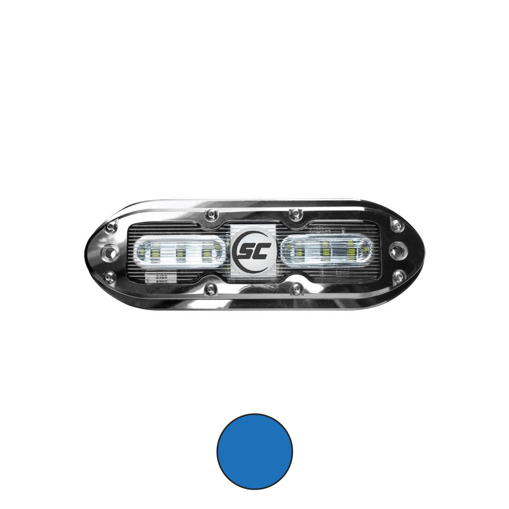 Shadow-Caster SCM-6 Underwater SS LED Light - Bimini Blue