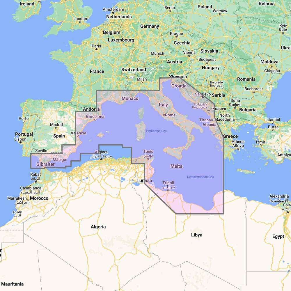 Furuno TimeZero Wide Area Chart: South-West European Coasts