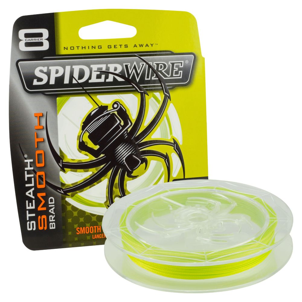 Spiderwire Smooth 8 Braid Yellow Fishing Line 12.5Kg - 150m