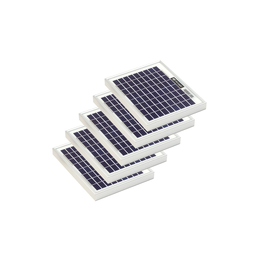 Solar Technology 5 x 5W Rigid Solar Panels Pack