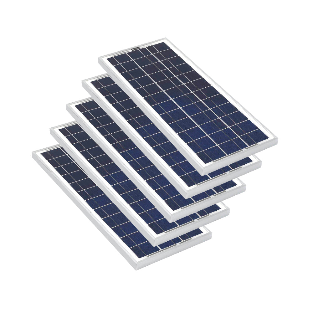 Solar Technology 5 x 20W Rigid Solar Panels Pack